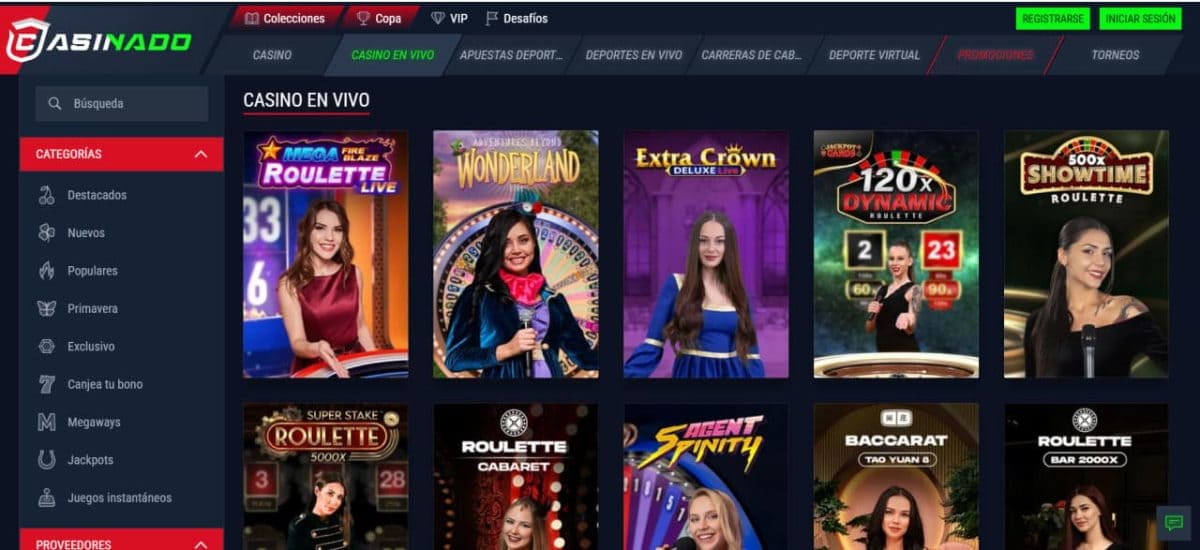 Casinado Casino: más de 3.000 juegos y apuestas en una sola cuenta image 4